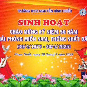 Buổi lễ chào cờ đặc biệt kỷ niệm 50 năm Ngày Giải phóng miền Nam, thống nhất đất nước (30/4/1975 – 30/4/2025)
