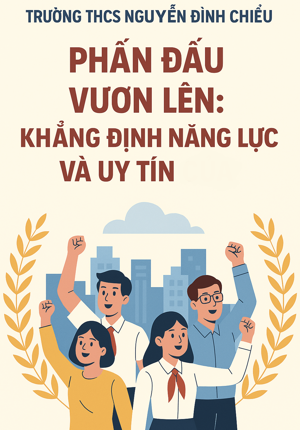 PHẤN ĐẤU VƯƠN LÊN: KHẲNG ĐỊNH NĂNG LỰC VÀ UY TÍN