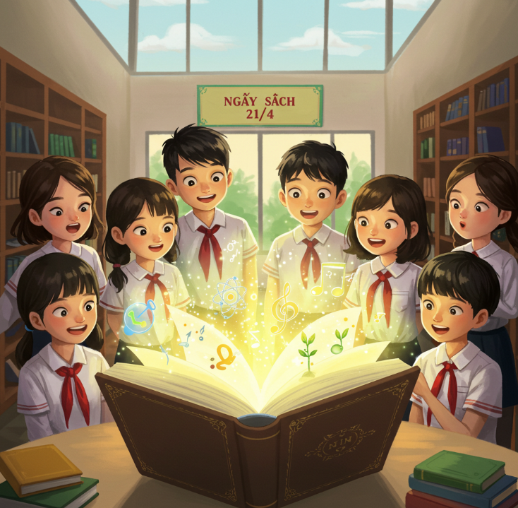 HƯỞNG ỨNG NGÀY SÁCH VÀ VĂN HÓA ĐỌC VIỆT NAM (21/4/2025)