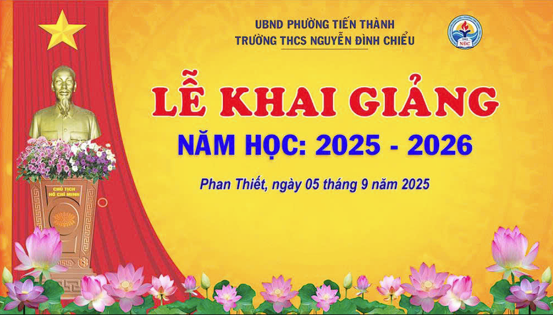 Lễ Khai Giảng Tại Trường THCS Nguyễn Đình Chiểu: Hòa Chung Nhịp Đập Cùng Cả Nước Qua Sóng Truyền Hình