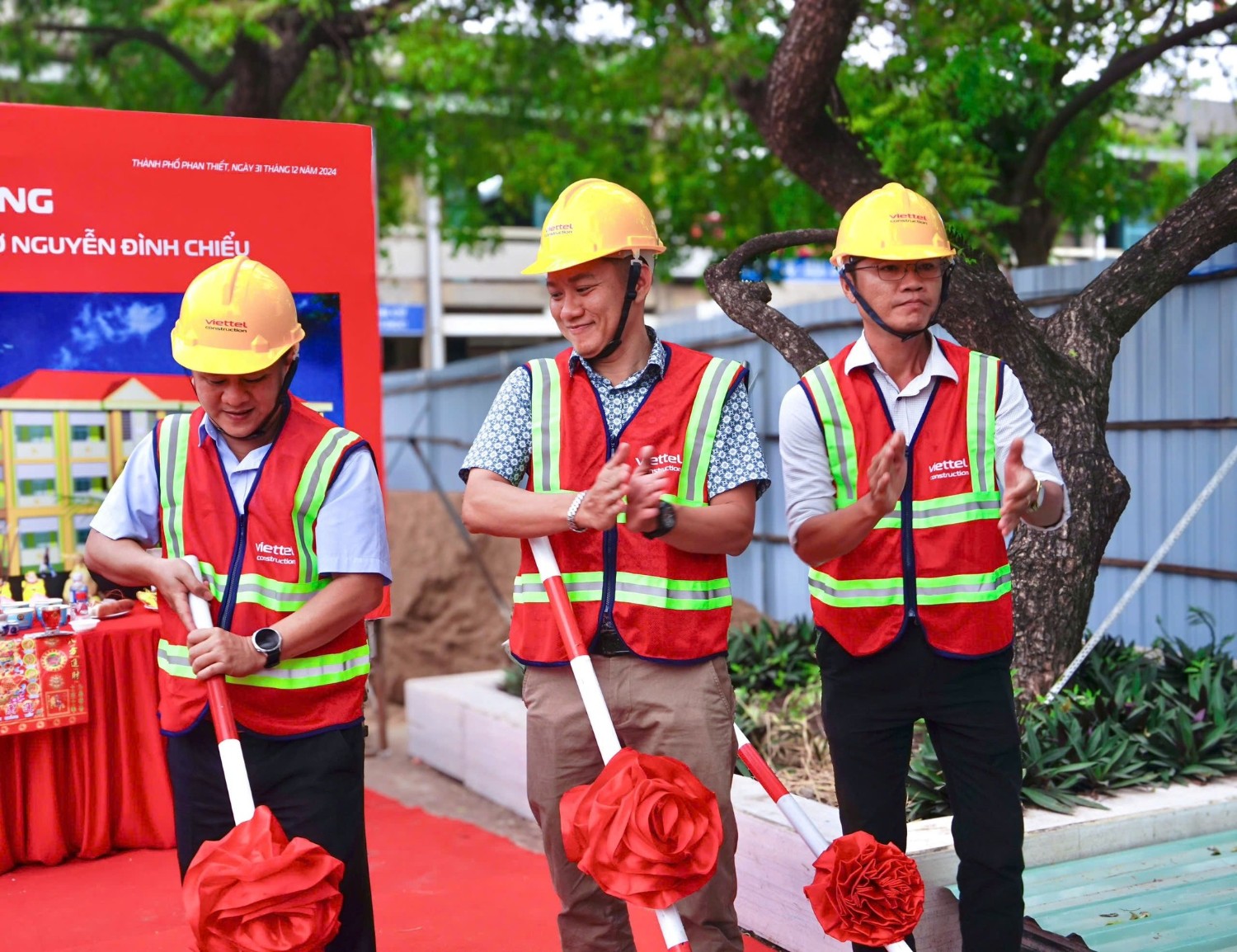 Lễ khởi công xây dựng và sửa chữa Nguyễn Đình Chiểu