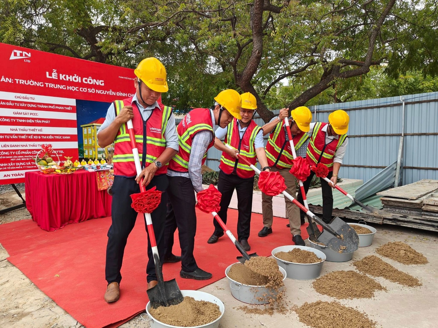 Lễ khởi công xây dựng và sửa chữa Nguyễn Đình Chiểu