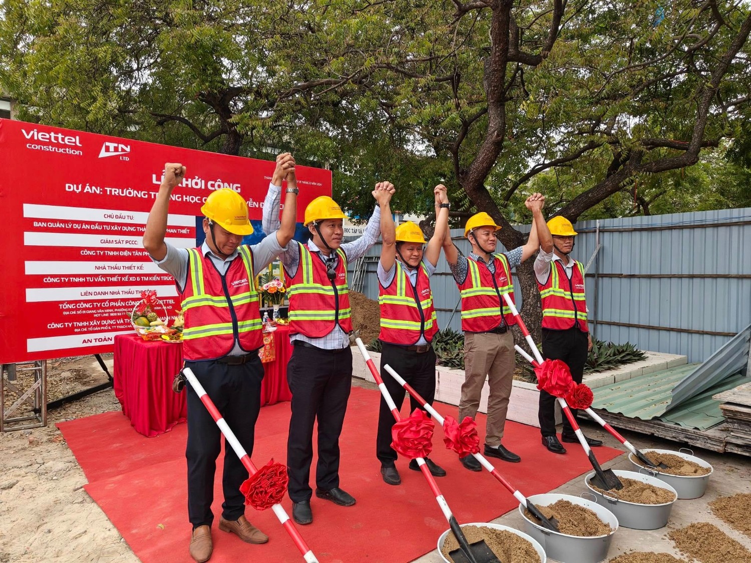 Lễ khởi công xây dựng và sửa chữa Nguyễn Đình Chiểu