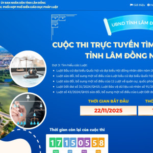 Cuộc thi diễn ra từ ngày 22/11/2025 đến ngày 12/12/2025