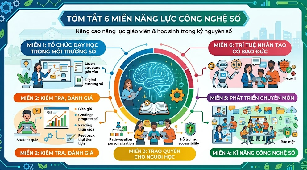 Thông tư 18/2026/TT-BGDĐT ban hành Khung năng lực số dành cho giáo viên và cán bộ quản lý giáo dục